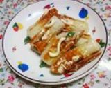 ＊ちくわといんげんのマヨネーズ焼き＊作り方4写真