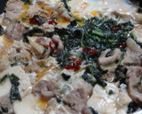 絹豆腐（冷凍）とモロヘイヤの卵とじ作り方7写真