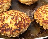本気■肉汁でパンパンに膨らむハンバーグ作り方15写真