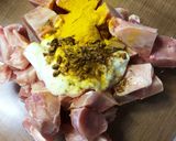 インドカレー用、鶏肉のマリネ作り方2写真