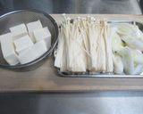 豆腐とえのきとねぎの煮物作り方1写真