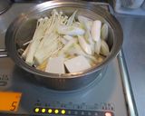 豆腐とえのきとねぎの煮物作り方2写真
