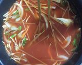 ワンポットパスタ☆トマトJでオクラナポリ作り方6写真