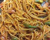 ワンポットパスタ☆トマトJでオクラナポリ作り方8写真
