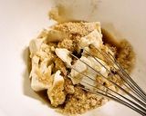 *豆腐でヘルシー*ベイクドチーズケーキ♪作り方3写真