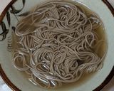 簡単★昆布鰹醤油出汁の蕎麦湯そば作り方2写真