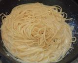 朝食でもOK♪生ハムカルボナーラ作り方3写真