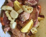 豚スペアリブと根野菜のオーブン焼き作り方1写真