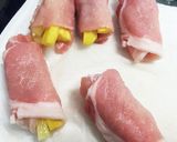 じゃがおさつの肉巻き焼き作り方4写真