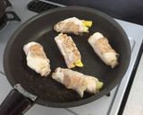 じゃがおさつの肉巻き焼き作り方5写真