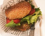 干し草バーガー(アルファルファ)作り方8写真