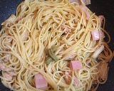 柚子胡椒の和風パスタ♪作り方5写真