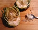 香ばしい♪アーティチョークの蒸し焼き作り方2写真
