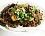茄子と挽き肉の甘辛炒め作り方4写真