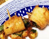 簡単 カレー風味のちくわ大葉揚げ作り方3写真