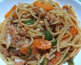 鍋で、パスタ(ペペロンチーノ)作り方12写真