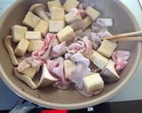 高野豆腐でカサ増し 豚バラとエリンギ炒め作り方2写真