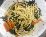 サツマイモの葉っパスタ作り方6写真