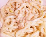 マヨ明太うどん作り方4写真