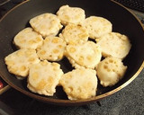 おからもちで♪蓮根のはさみ焼き　甘酢あん作り方8写真