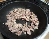 チンゲン菜と豚肉にのピリ辛炒め作り方4写真