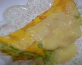 たまご巻き　キャベツとチーズ作り方3写真