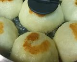 モチモチ地粉おやきのフライパン蒸し焼き作り方6写真