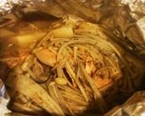 鮭とキノコのホイル包み焼き〜バター醤油〜作り方9写真