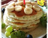 卵なし★甘さ控えめ★ふわもちパンケーキ作り方8写真