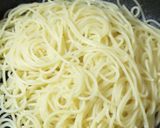スペイン式イカ墨のスパゲティー作り方12写真