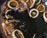 スペイン式イカ墨のスパゲティー作り方10写真