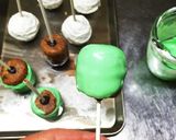 ハロウィンケーキポップフランケン&ミイラ作り方4写真