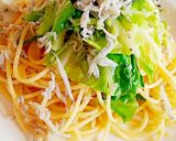 しらすとキャベツのパスタ作り方6写真