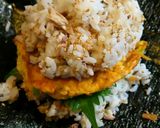 秋刀魚ご飯と玉子焼きのおにぎらず作り方4写真