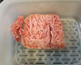 ドリップの出ない挽肉の解凍方法作り方7写真