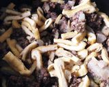 ひき肉とおあげの甘から丼作り方2写真