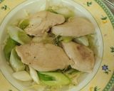 鳥むね肉とねぎの塩炒め作り方3写真