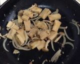 きのこと高野豆腐のペペロンチーノ♪作り方3写真