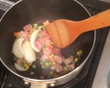 簡単で適当なチキンのホワイトスープパスタ作り方2写真