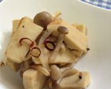 きのこと高野豆腐のペペロンチーノ♪作り方5写真