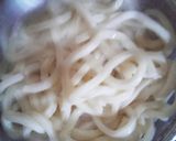マヨめんつゆでかにかまのサラダうどん作り方2写真