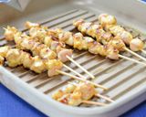 ねりゴマぽん酢 ☆ サテー(焼き鳥)風作り方2写真
