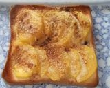 粉豆腐入り♫香ばし甘し♡柿トースト作り方2写真