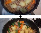 麺つゆ煮込み☆お手軽肉じゃが。作り方6写真