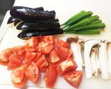 茄子とトマトと野菜の煮浸し♡簡単めんつゆ作り方1写真