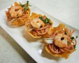 ビーツのパスタとエビのマジックソルト風味作り方5写真