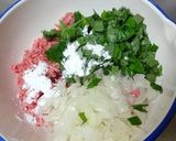 大葉入り茄子のはさみ揚げ天ぷら 合挽き肉作り方4写真