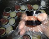 大葉入り茄子のはさみ揚げ天ぷら 合挽き肉作り方8写真