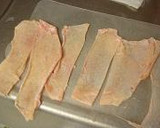 残した鶏皮で●鶏皮フライ●作り方1写真