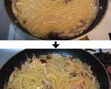 秋鮭キノコ☆味噌クリーム１Ｐパスタ！作り方7写真